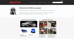 Desktop Screenshot of binar.se