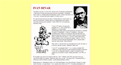 Desktop Screenshot of ivan.binar.cz